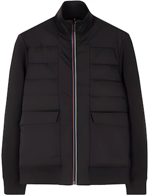 Paul Smith FW23 條紋立領拉鍊休閒外套 黑色 M2R-695Y-M21409-79 Buy Paul Smith FW23 條紋立領拉鍊休閒外套 黑色 M2R-695Y-M21409-79