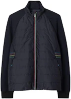 Paul Smith FW23 Striped Trim Zip Jacket Black M2R-940X-K21409-49 Paul Smith FW23 Striped Trim Zip Jacket Black M2R-940X-K21409-49