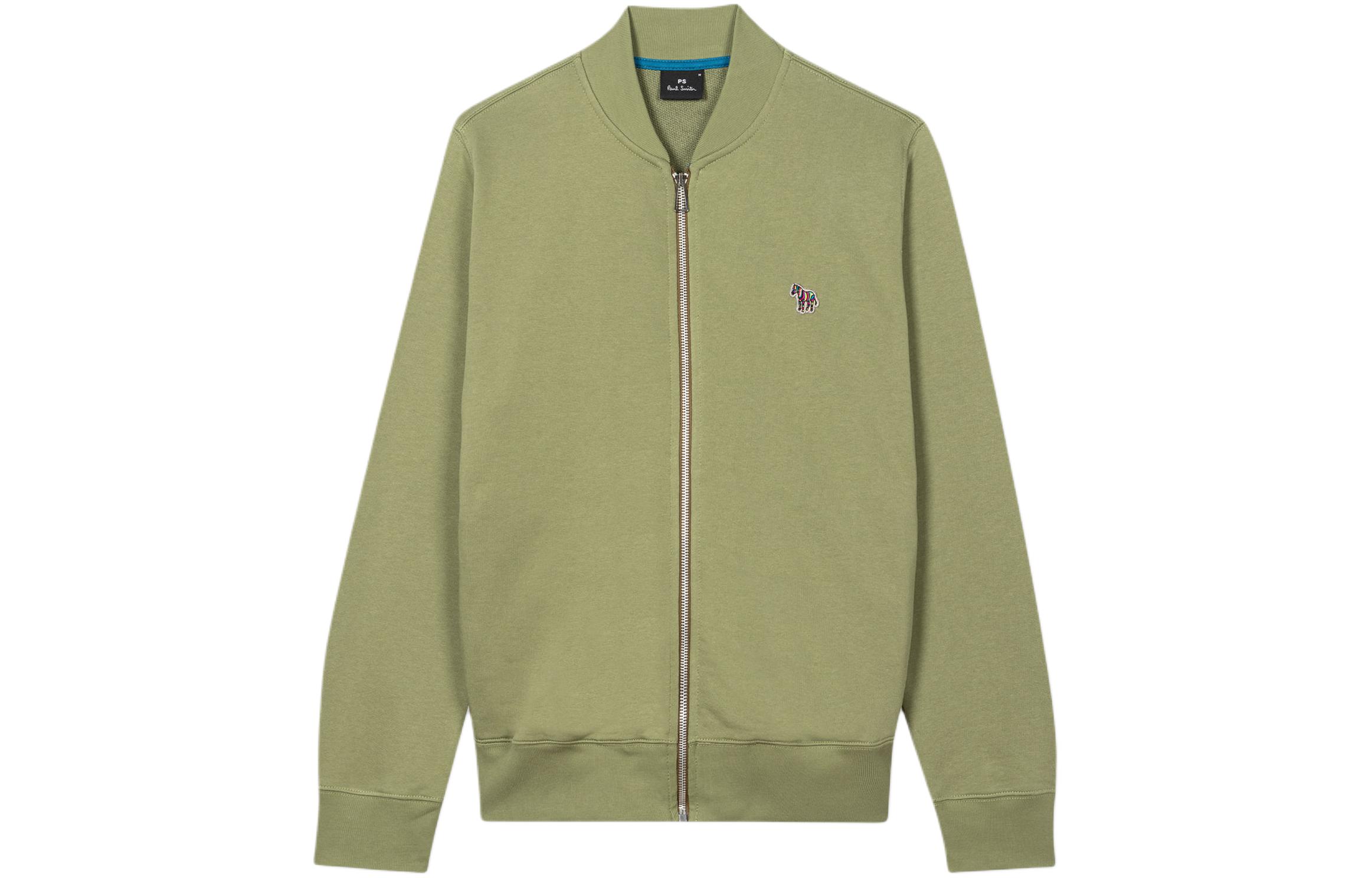 Paul Smith FW23 Zebra Badge Bomber Jacket Green M2R-258SZ-M21116-36C