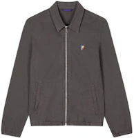 Paul Smith FW23 Zebra Logo Zip Jacket Charcoal Gray M2R-979X-L21553-77 Paul Smith FW23 Zebra Logo Zip Jacket Charcoal Gray M2R-979X-L21553-77