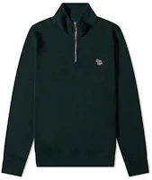 Paul Smith Green Solid Zip-Up Sports Sweatshirt Long Sleeve M2R-168TZ-J21116-39A Paul Smith Green Solid Zip-Up Sports Sweatshirt Long Sleeve M2R-168TZ-J21116-39A