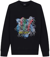 Paul Smith Kaleidoscope Print Unisex Sweatshirt Black M2R-027R-LP4244-79 Paul Smith Kaleidoscope Print Unisex Sweatshirt Black M2R-027R-LP4244-79