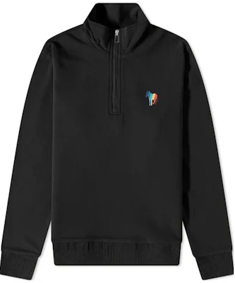 保罗史密斯徽标刺绣半拉链黑色卫衣上衣 M2R-304XE-J21584-79 Buy 保罗史密斯徽标刺绣半拉链黑色卫衣上衣 M2R-304XE-J21584-79