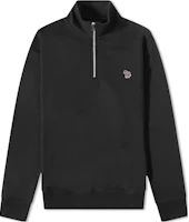Paul Smith Logo Half-Zip Pullover Sweatshirt Men’s Black M2R-168T-KZEBRA-79 Paul Smith Logo Half-Zip Pullover Sweatshirt Men’s Black M2R-168T-KZEBRA-79