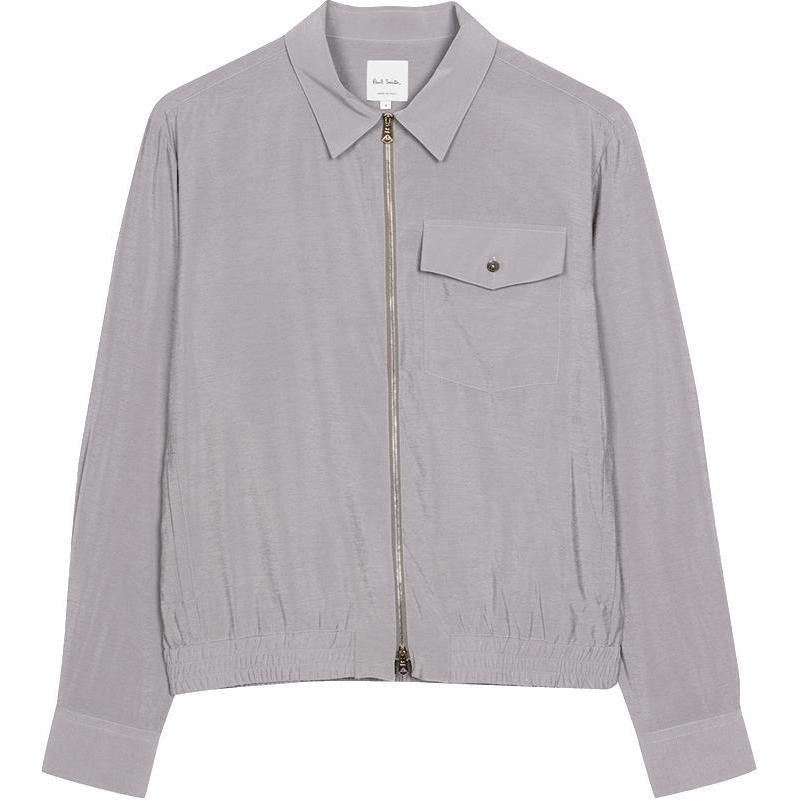Paul Smith Loose-Fit Aviator Jacket Gray M1R-818Y-M02321-70