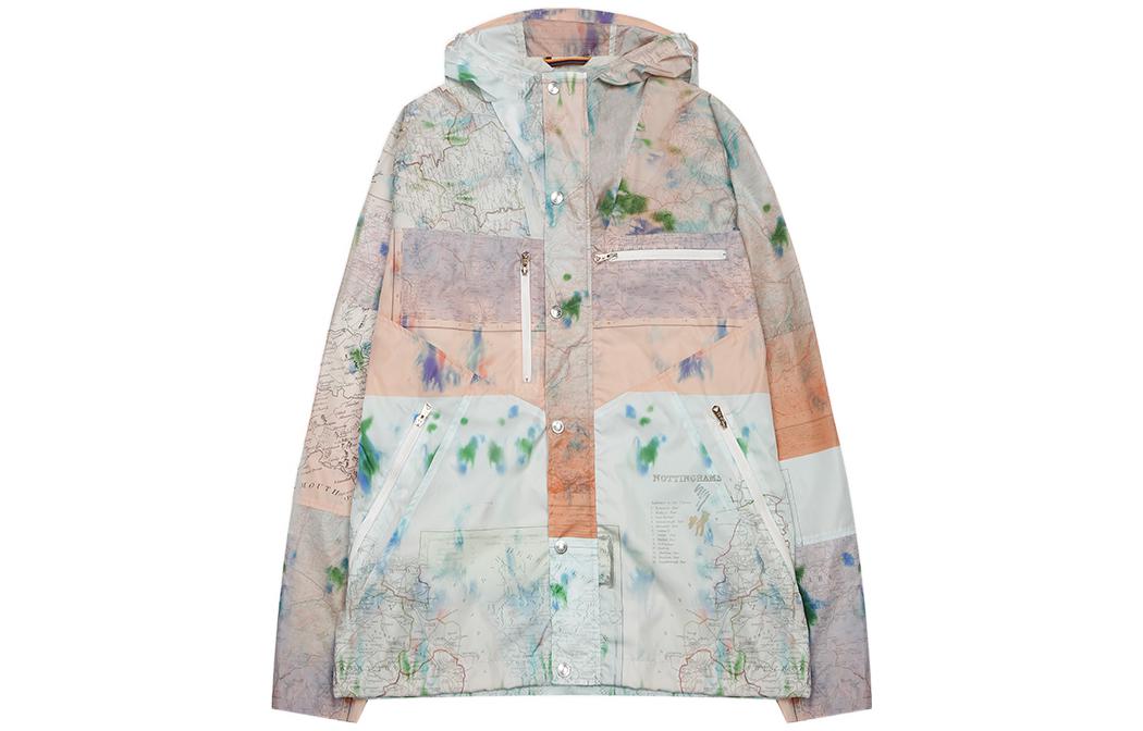 Paul Smith Multi-Color Printed Jacket with Stitch Details M1R-226X-H01619-40