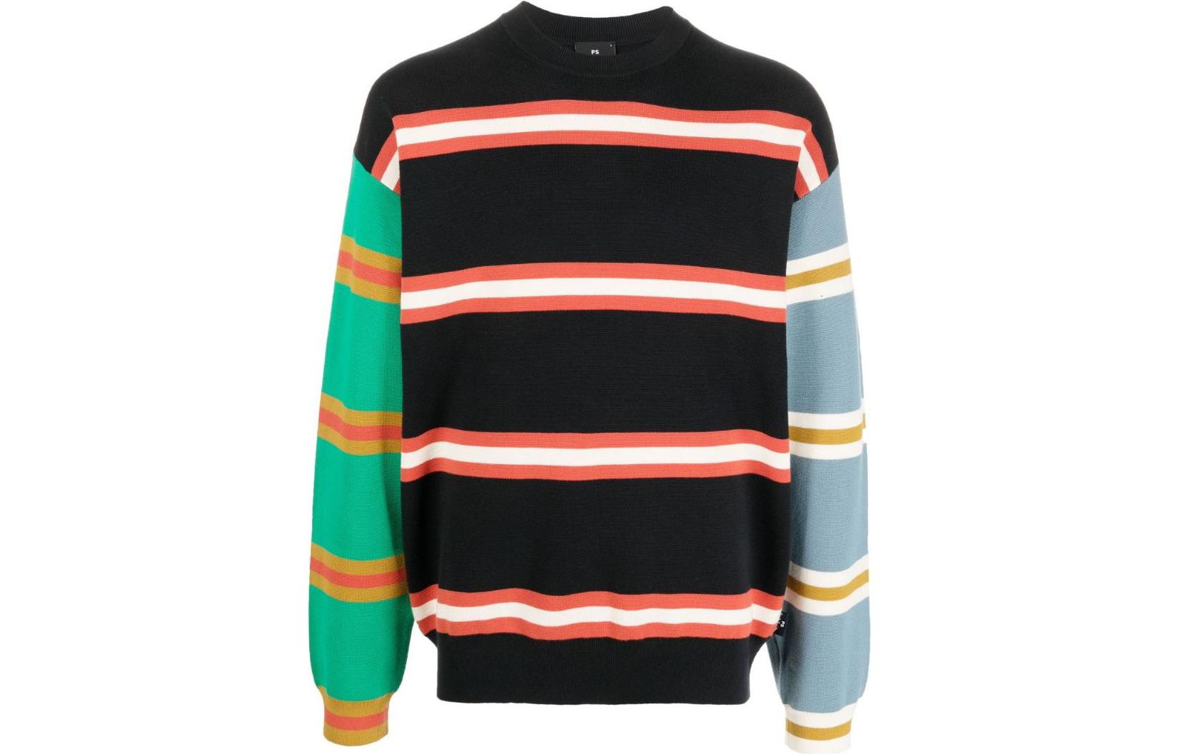 Paul Smith Multicolor Stripe Crewneck Relaxed Sweatshirt Unisex M2R527XJ2161879