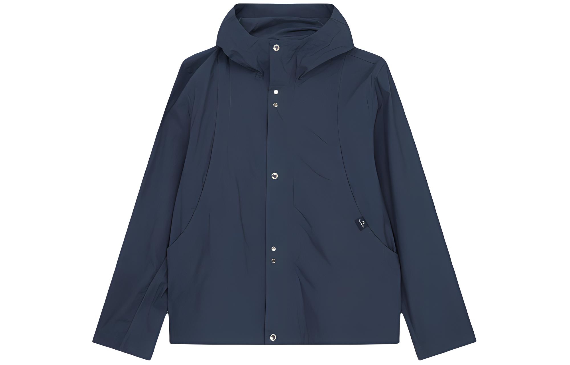Paul Smith Navy Blue Hooded Jacket M2R-796Y-M21783-48