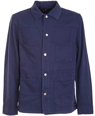 保罗·史密斯深蓝色纯色衬衫领夹克 M2R-195X-H21229-46 Buy 保罗·史密斯深蓝色纯色衬衫领夹克 M2R-195X-H21229-46