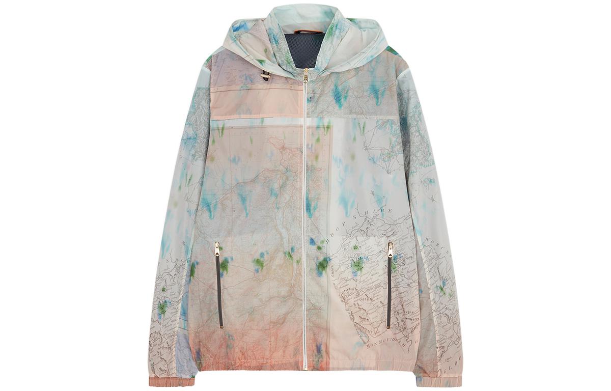 Paul Smith Pastel Lightweight Hooded Windbreaker Jacket M1R-225X-H01619-40