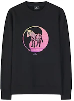 Paul Smith Regular Fit Yin-Yang Zebra Sweatshirt Unisex Black M2R-027R-JP3507-79 Paul Smith Regular Fit Yin-Yang Zebra Sweatshirt Unisex Black M2R-027R-JP3507-79