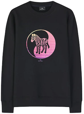 폴 스미스 정핏 음양 얼룩말 스웨트셔츠 유니섹스 블랙 M2R-027R-JP3507-79 Buy 폴 스미스 정핏 음양 얼룩말 스웨트셔츠 유니섹스 블랙 M2R-027R-JP3507-79
