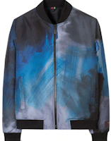 Paul Smith Reversible Printed Bomber Jacket Men Blue M2R-721U-F21259-45 Paul Smith Reversible Printed Bomber Jacket Men Blue M2R-721U-F21259-45