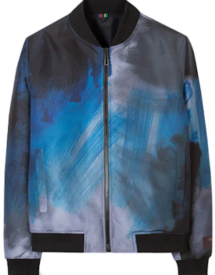 Paul Smith 男士蓝色印花双面飞行夹克 M2R-721U-F21259-45 Buy Paul Smith 男士蓝色印花双面飞行夹克 M2R-721U-F21259-45