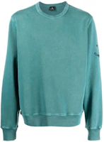 Paul Smith Ribbed Logo Embroidered Long Sleeve Sweatshirt Unisex Blue M2R319XPH2150837 Paul Smith Ribbed Logo Embroidered Long Sleeve Sweatshirt Unisex Blue M2R319XPH2150837