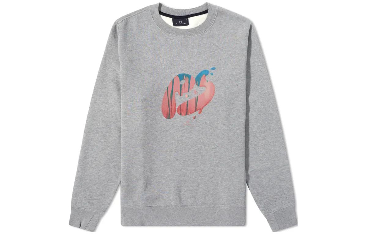 Paul Smith Slim Fit Crewneck Pullover Sweatshirt Grey M2R-027R-KP3719-72