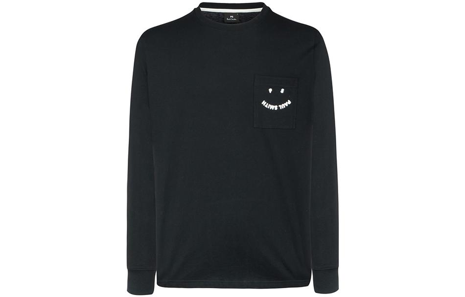 Paul Smith Smile Embroidery Crewneck Pullover Sweatshirt. M2R-935UP-H21154-79