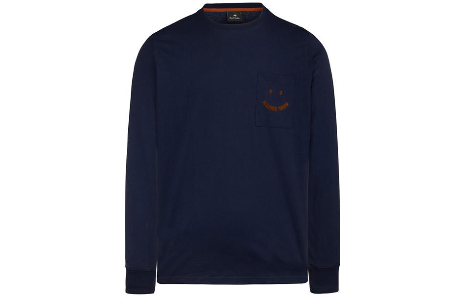 Paul Smith Solid Color Crewneck Pullover Long-Sleeve Sweatshirt M2R-935UP-H21154-49