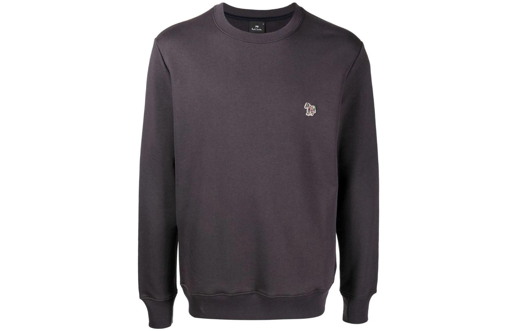 Paul Smith Solid Color Logo Patch Crewneck Sweatshirt M2R027RZH2111677