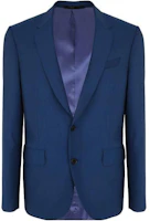 Paul Smith Solid Color Long Sleeve Jacket Blue M1R-1545-G00002-47 Paul Smith Solid Color Long Sleeve Jacket Blue M1R-1545-G00002-47