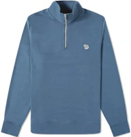 Paul Smith Solid Color Stand Collar Sweatshirt Blue M2R-168TZ-K21116-46 Paul Smith Solid Color Stand Collar Sweatshirt Blue M2R-168TZ-K21116-46