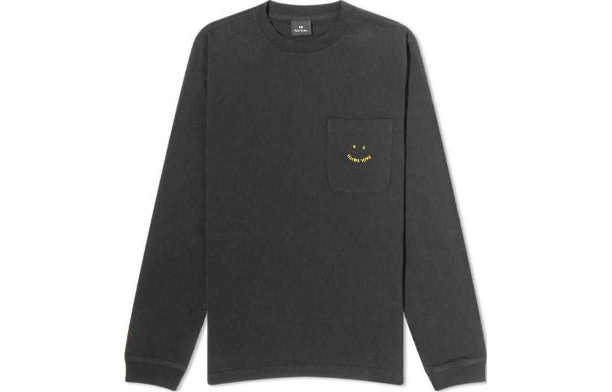 Paul Smith Solid Crewneck Pullover Sweatshirt Gray M2R-349Y-EL2115-479