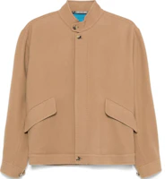 Paul Smith Solid High Neck Zip Bomber Jacket Men’s Light Brown M1R-137Z-N02472-64 Paul Smith Solid High Neck Zip Bomber Jacket Men’s Light Brown M1R-137Z-N02472-64