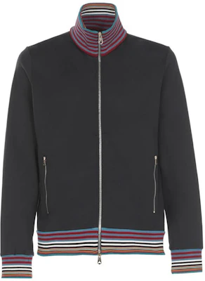 Paul Smith SS22 Jaket Hitam Garis Kerah Standar dengan Resleting M1R346XH0169549 Buy Paul Smith SS22 Jaket Hitam Garis Kerah Standar dengan Resleting M1R346XH0169549