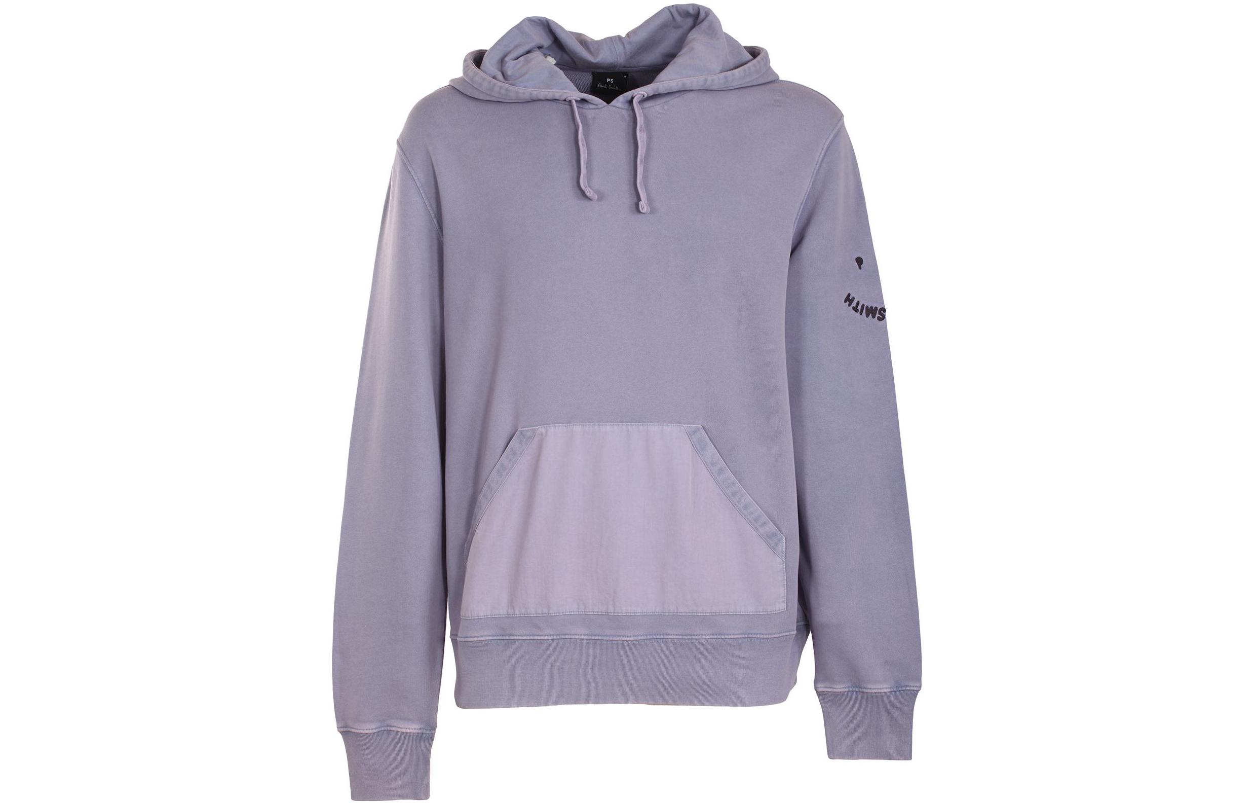 Paul Smith SS22 Purple Oversized Pocket Hoodie Long Sleeve Pullover M2R-230XP-H21508-50
