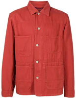 Paul Smith SS22 Red Linen Button-Up Jacket M2R195XH2122926 Paul Smith SS22 Red Linen Button-Up Jacket M2R195XH2122926