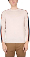 Paul Smith SS23 All-Over Print Single-Breasted Sweatshirt Beige Mens M1R-845X-K02001-08 Paul Smith SS23 All-Over Print Single-Breasted Sweatshirt Beige Mens M1R-845X-K02001-08