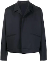 Paul Smith SS23 Black Silk Shirt-Style Long-Sleeve Jacket for Men M1R-122Y-K01963-59 Paul Smith SS23 Black Silk Shirt-Style Long-Sleeve Jacket for Men M1R-122Y-K01963-59