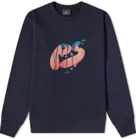 Paul Smith SS23 Casual Blue Crewneck Pullover Sweatshirt M2R-027R-KP3719-49 Paul Smith SS23 Casual Blue Crewneck Pullover Sweatshirt M2R-027R-KP3719-49