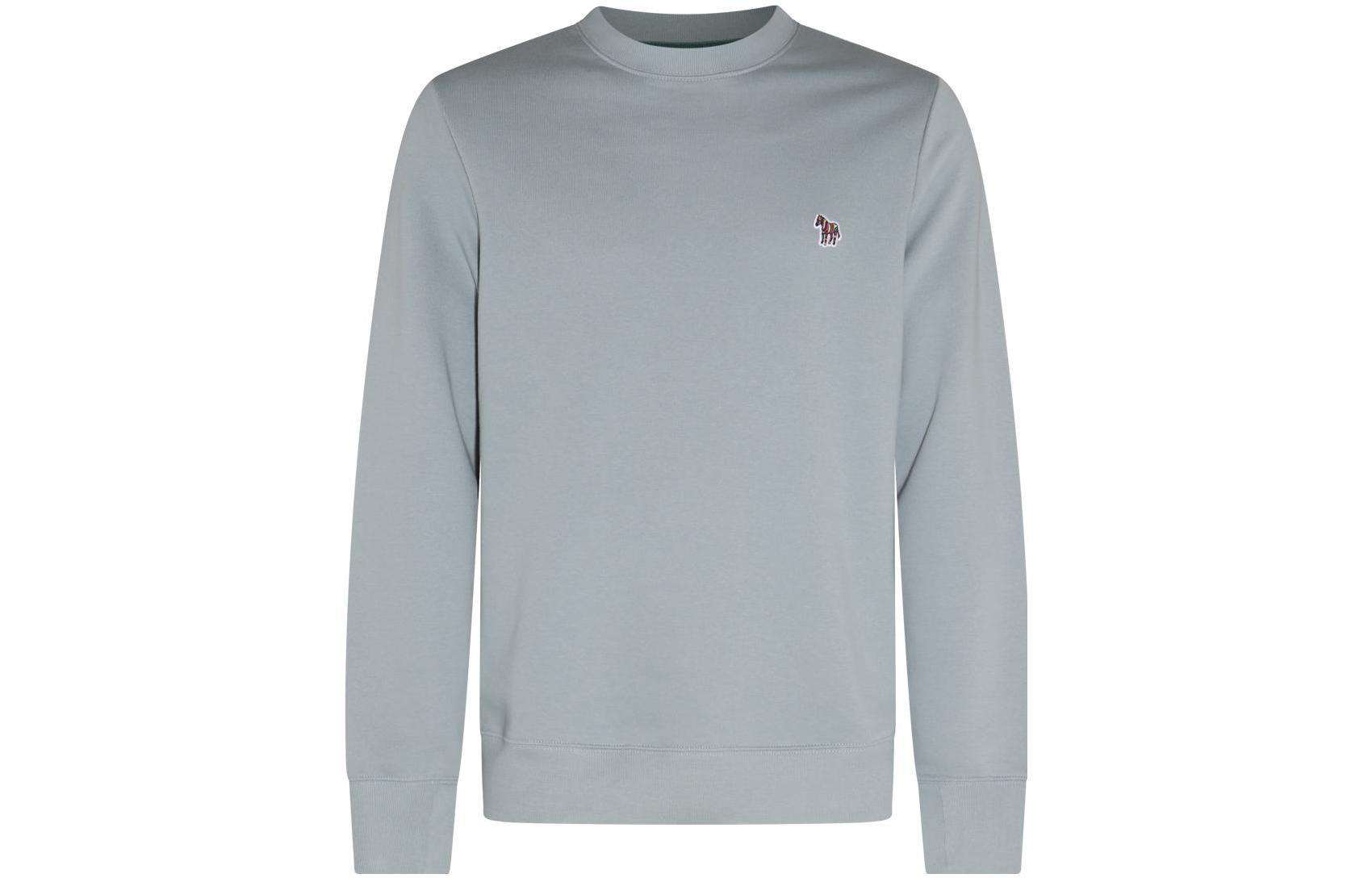 Paul Smith SS23 Crewneck Logo Pullover Sweatshirt Blue M2R-027R-ZL2111-643