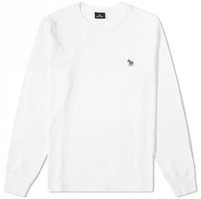 Paul Smith SS23 白色Logo印花長袖圓領T恤 M2R-828R-KZEBRA-01 Buy Paul Smith SS23 白色Logo印花長袖圓領T恤 M2R-828R-KZEBRA-01