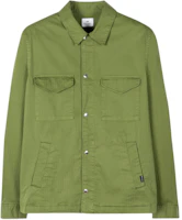 Paul Smith SS24 Unisex Solid Color Button-Up Jacket Green M2R-181X-J21558-35 Paul Smith SS24 Unisex Solid Color Button-Up Jacket Green M2R-181X-J21558-35