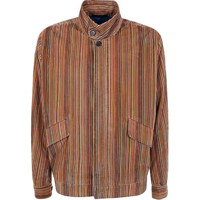 Paul Smith Striped Zip-Up Jacket Multicolor - Long Sleeve M1R-137Z-N02476-92