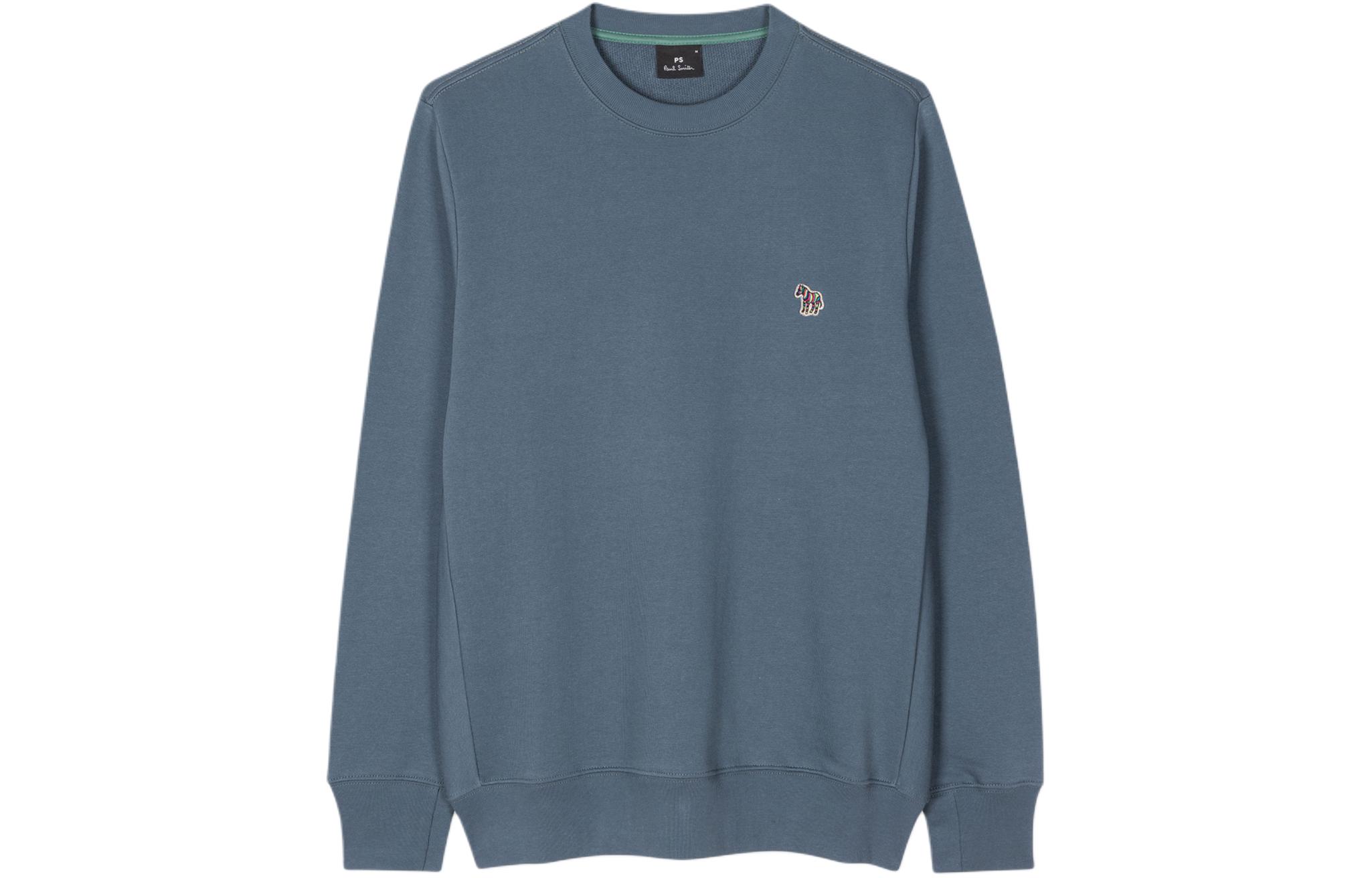 Paul Smith Zebra Logo Crewneck Sweatshirt Blue - M2R-027RZ-M21116-46