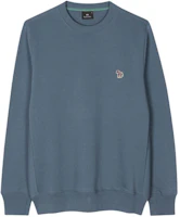 Paul Smith Zebra Logo Crewneck Sweatshirt Blue - M2R-027RZ-M21116-46 Paul Smith Zebra Logo Crewneck Sweatshirt Blue - M2R-027RZ-M21116-46