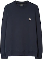 Paul Smith Zebra Logo Embroidered Blue Pullover Sweatshirt Men M2R-027R-FZEBRA-49 Paul Smith Zebra Logo Embroidered Blue Pullover Sweatshirt Men M2R-027R-FZEBRA-49