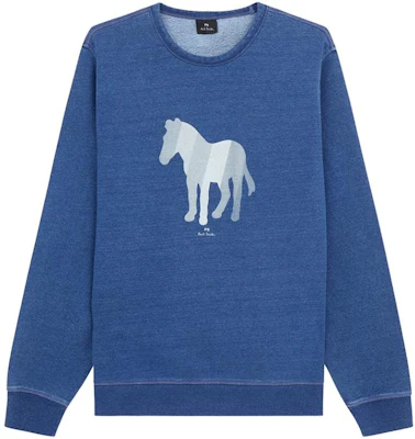 Paul Smith Sweatshirt Unisex Logo Zebra - Biru Indigo. M2R-079Y-KP3816-MD Buy Paul Smith Sweatshirt Unisex Logo Zebra - Biru Indigo. M2R-079Y-KP3816-MD