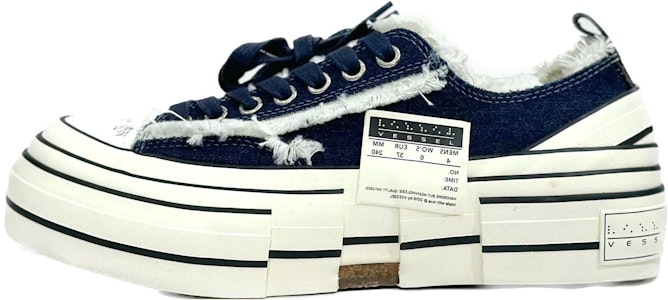 和平之後 G.O.P Lows x xVESSEL 耐磨防滑 低筒 帆布鞋 男女同款 藍色 Buy 和平之後 G.O.P Lows x xVESSEL 耐磨防滑 低筒 帆布鞋 男女同款 藍色