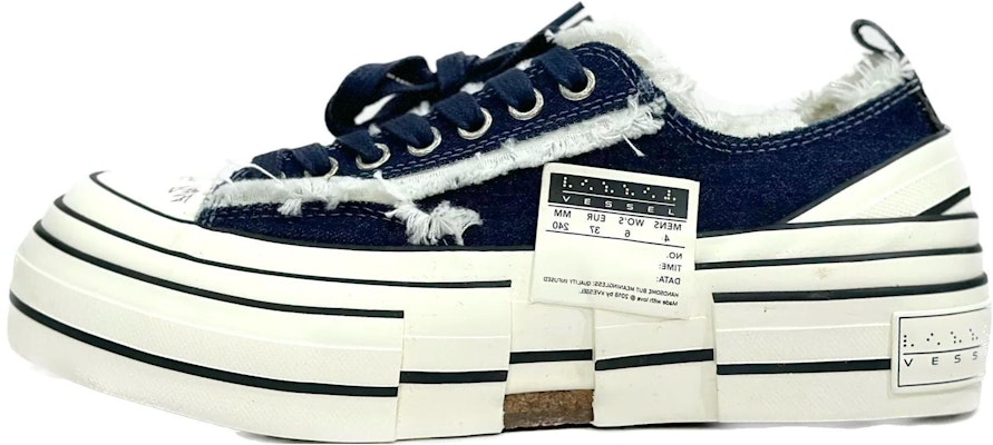 xVESSEL PEACE AND AFTER x Canvas Low 'Slip Resistant Blue' PA-23XVAC-02 Buy xVESSEL PEACE AND AFTER x Canvas Low 'Slip Resistant Blue' PA-23XVAC-02