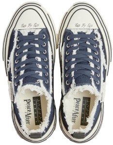 和平之後 G.O.P Lows x xVESSEL 耐磨防滑 低筒 帆布鞋 男女同款 藍色 Shop 和平之後 G.O.P Lows x xVESSEL 耐磨防滑 低筒 帆布鞋 男女同款 藍色