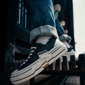 和平之後 G.O.P Lows x xVESSEL 耐磨防滑 低筒 帆布鞋 男女同款 藍色 Purchase 和平之後 G.O.P Lows x xVESSEL 耐磨防滑 低筒 帆布鞋 男女同款 藍色