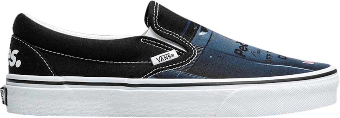 Peaches. One Universe x Vans Classic Slip-On 'Negro Blanco Verdadero' VN0A5JLXBPB Buy Peaches. One Universe x Vans Classic Slip-On 'Negro Blanco Verdadero' VN0A5JLXBPB