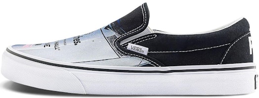 Peaches. One Universe x Vans Classic Slip-On 'Black True White' VN0A5JLXBPB Peaches. One Universe x Vans Classic Slip-On 'Black True White' VN0A5JLXBPB