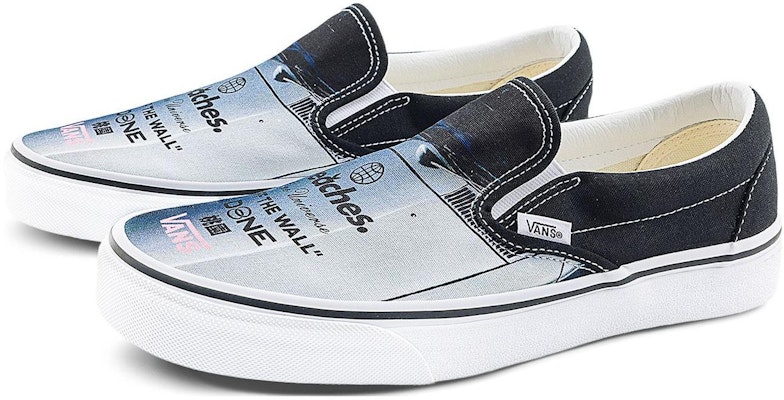 Peaches 联名 Vans 经典款一脚蹬 '黑色真白' VN0A5JLXBPB Order Peaches 联名 Vans 经典款一脚蹬 '黑色真白' VN0A5JLXBPB