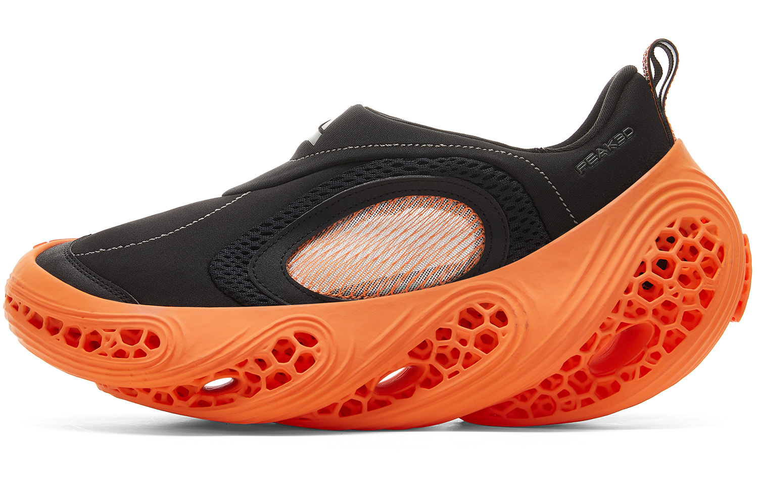 PEAK 3D Print FF5.0 Casual Breathable Anti-Slip Sneakers - Orange E242881E Black/Orange