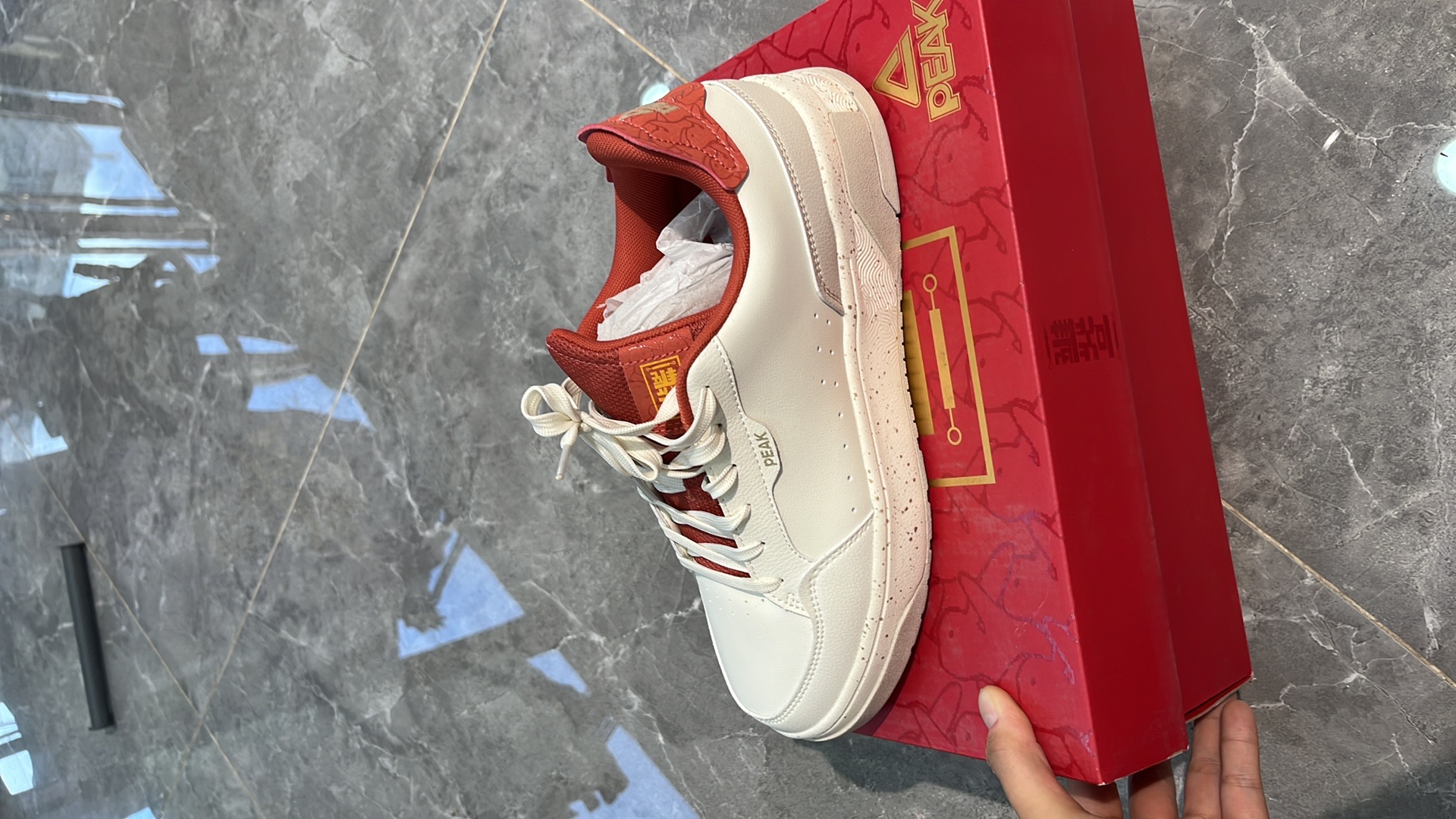 Peak Jordan 1 High 'Little Dust White'